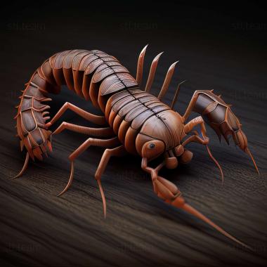 3D модель Scolopendra subspinipes japonica (STL)